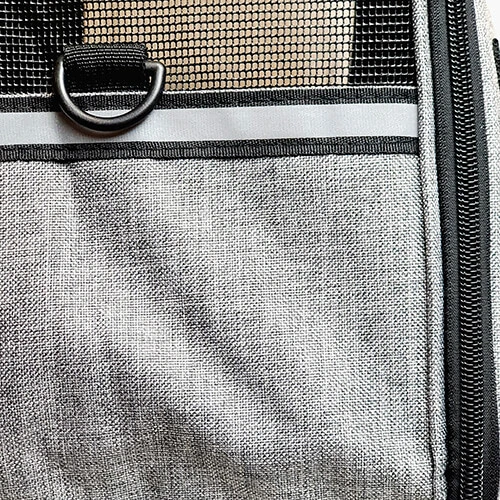 Přepravní taška pro kočky a malé psy do 7 kg – bezpečné a pohodlné cestování, šedá